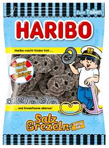 Haribo Brezeln Salzigwürzig 200g kandierte Lakritz-Köstlichkeit