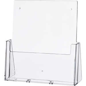 Prospekthalter the helpdesk 23,7 x 25,3 x 8,4 cm A4 glasklar 1 Fach