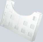 Prospekthalter A5/A6 hoch,glasklar B241xH167xT37mm