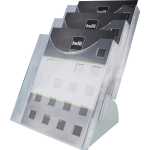 Tischaufsteller 3er Set A4 glasklar