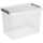 Kunststoff-Box 62 Liter, transparent, 400 x 600 x 340 mm,