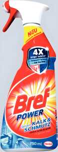 Bref Power Badreiniger Sprühflasche 750ml, gegen Klak und Schmutz
