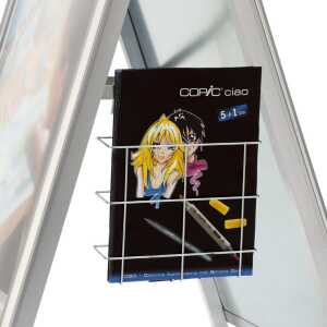 Drahthängekorb für Prospekte A4 Zubehör für Kundenstopper