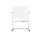 Mobiles Whiteboard SP, lackiert 1200 x 900mm, Alurahmen