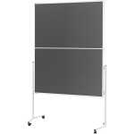 Moderationstafel klappbar Filz grau 1500x1200mm Alurahmen...