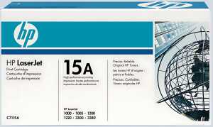 Toner Cartridge 15A schwarz für LaserJet 1000, 1000w, 1005, 1005w,