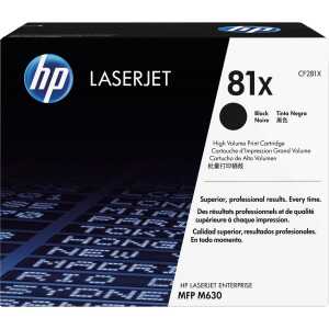 Toner Cartridge 81X schwarz für LaserJet Enterprise Flow M630z,