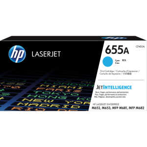 Toner Cartigde 655A cyan für Color LaserJet Enterprise M652n