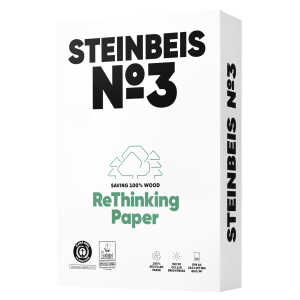 Steinbeis Pure White Kopierpapier A4 80g 90er weiße Recycling Papier