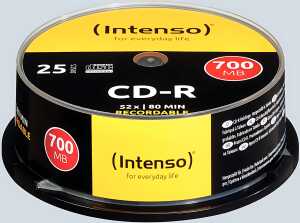 Rohling CD-R 80 Min. 700MB, 52x, Spindel 25er