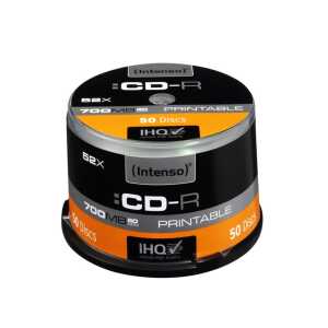 CD-Rohling CD-R 80 Min. 700MB, 52x, 50-er Spindel, bedruckbar