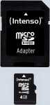 Micro-SDHC Speicherkarte 4GB 10MB/s Class 10, mit SD-Adapter