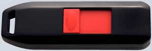 Speicherstick Business Line USB 2.0 schwarz-rot, Kapazität 8GB