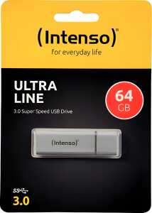 Speicherstick Ultra Line USB 3.0, silber, Kapazität 64 GB