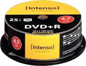 Rohling DVD+R 4,7GB, 16x, Spindel 25er