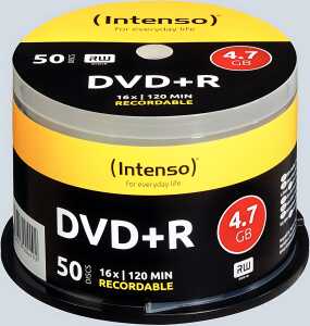 Rohling DVD+R 4,7GB, 16x, Spindel 50er