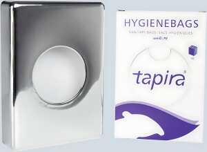 Hygienebag-Box, Wandspender, chrom