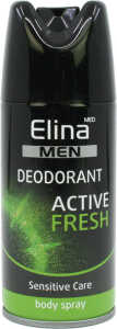 ELINA Deospray Elina 150ml for men Active Fresh [D/GB/F]