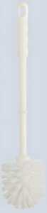 WC Bürste Plastik Nylon, weiß ca. 40 cm lang