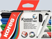 Whiteboard/Flipchart Marker sort. Rundspitze 3mm