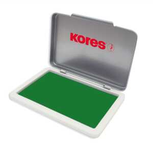 Q-Connect Metall-Stempelkissen Größe 2 - grün