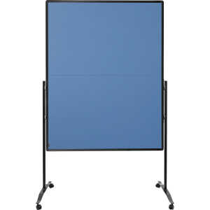 LEGAMASTER Moderationswand PREMIUM PLUS klappbar 150x120cm blau-grau