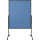 LEGAMASTER Moderationswand PREMIUM PLUS klappbar 150x120cm blau-grau