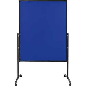 LEGAMASTER Moderationswand PREMIUM PLUS klappbar 150x120cm marineblau