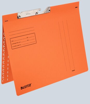 LEITZ Combi Pendelhefter A4Kaufm.heft 250g/qm Natronkarton orange