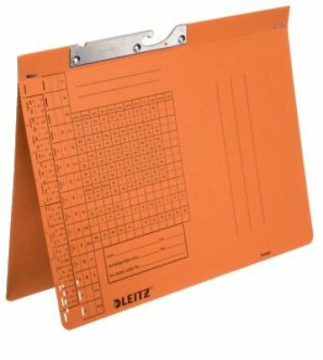 LEITZ Pendelhefter A4 Amtsheftung orange br 320g/qm Manilakarton