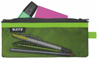 LEITZ Traveller Zip-Beutel WOW M grün 23 x 85 cm 2 Fächer 1 x blickdicht