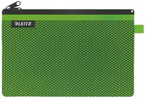 LEITZ Traveller ZipBeutel WOW L grün 25x15cm 2 Fächer 1xblickdicht