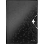 LEITZ WOW Projektmappe 5 Fächer schwarz 1 Zusatzfach...