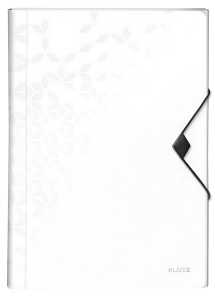 LEITZ WOW Projektmappe 5 Fächer weiß 1 Zusatzfach für ca. 250Blatt