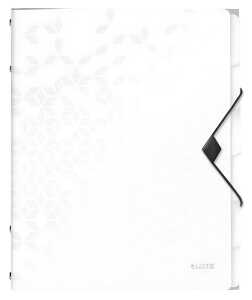 WOW Ordnungsmappe 6 Fächer weiß 3 Schutzklappen Inhaltsverzeichnis