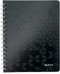 LEITZ Collegeblock WOW A4 PPEinband liniert schwarz...