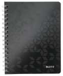 LEITZ Collegeblock WOW A4 PPEinband kariert schwarz...