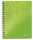 LEITZ Collegeblock WOW A5 PPEinband liniert grün spiralgebunden