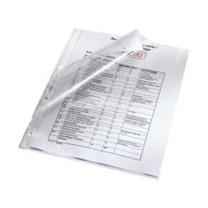 LEITZ Prospekthülle A4 PP genarb t 0 12 mm Lochseite (80478400)