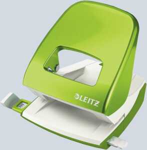 LEITZ Locher WOW grün Stanzleistung 30Blatt 25 mm Anschlagschiene A4