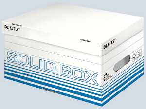 Archiv/Transportbox Solid hellblau Größe S 370x195x265mm bis 15 kg