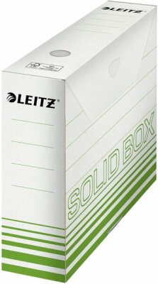 LEITZ Archivschachtel Solid für A4 330x80x257mm hellgrün bis zu 700 Bl