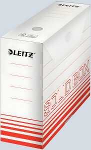 LEITZ Archivschachtel Solid 330x100x257mm hellrot für bis zu 900Blatt