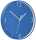 LEITZ Wanduhr WOW Ø 30cm blau Quartzlaufwerk Glasfront gut