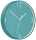 LEITZ Wanduhr WOW Ø 30cm eisblau Quartzlaufwerk Glasfront gut