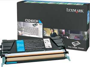 Lasertoner Return HY cyan LEXMARK C5240CH