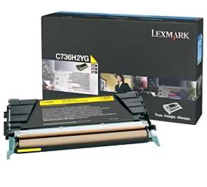 Toner gelb für C736dn, 736dtn, 736N, X736de, 738de, 738dte