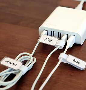 Label-The-Cable Mini 10er Set mix 10 kleine Klettbinder mit