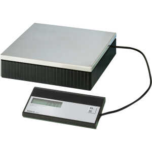 Paketwaage MAULparcel sw mit separatem Bedienpult u. Edelstahlplatte