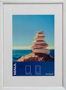 Bilderrahmen Aluminium 13x18cm, glasklar, Rahmen silbereloxiert